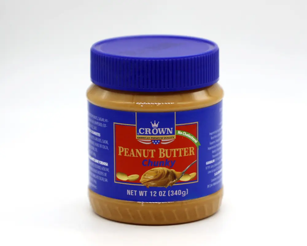 Crown Peanut Butter Chunky 340gm