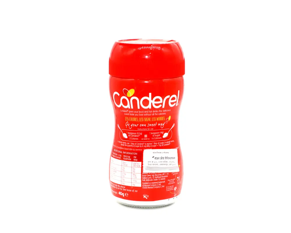 Canderel Low Calorie Sweetener 40gm (Jar) UK