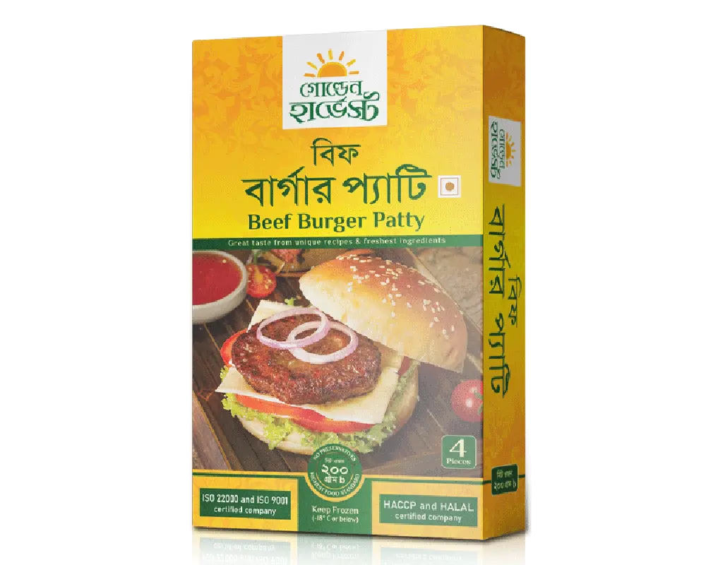 Golden Harvest Beef Burger Patty 200gm