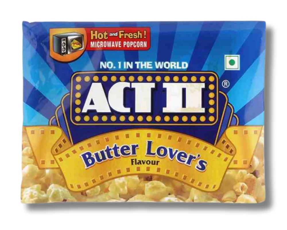 ACT II Butter Lovers Flavour Popcorn 33gm