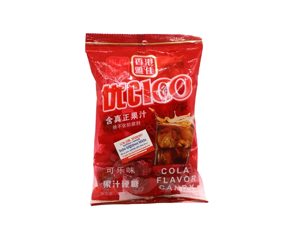 UC 100 Fruit Candy Cola 100gm