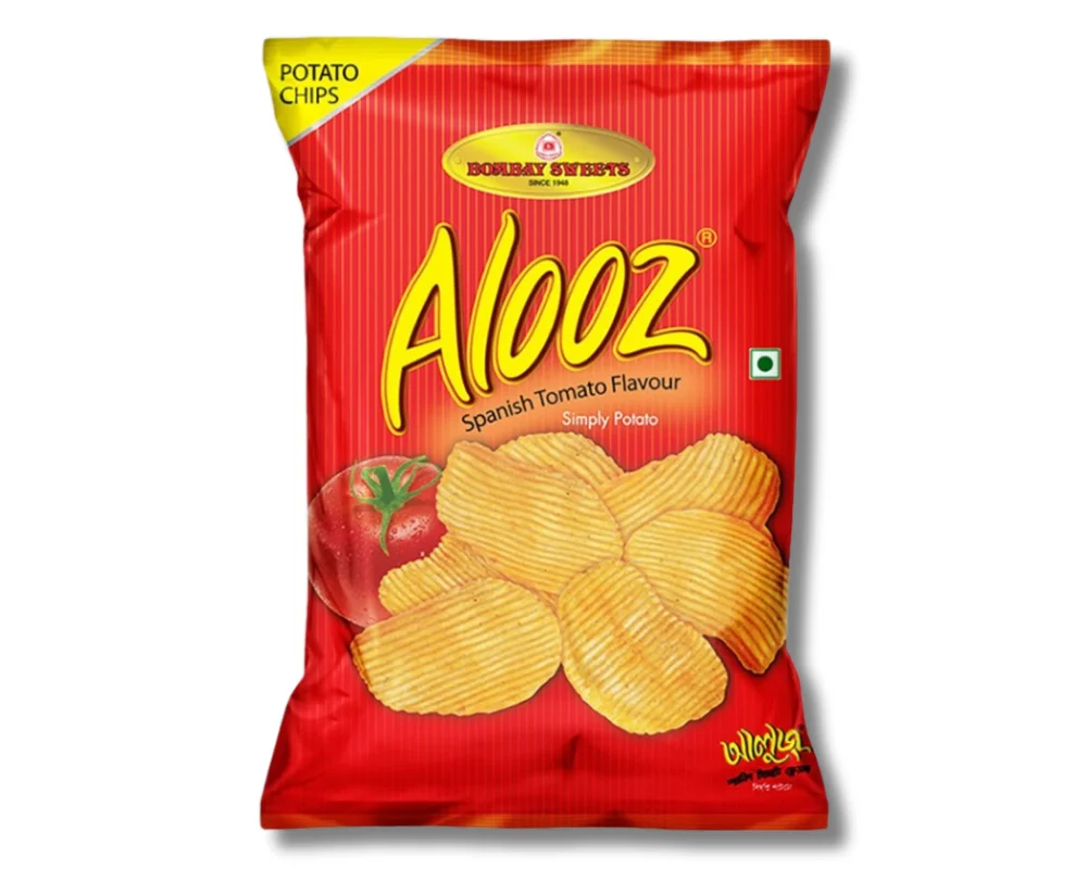 Bombay Sweets Alooz Spanish Tomato Chips 18(±)4gm