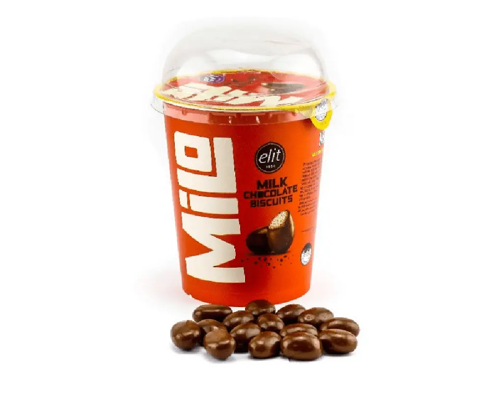 ELIT Milo Milk Chocolate Biscuits 125gm