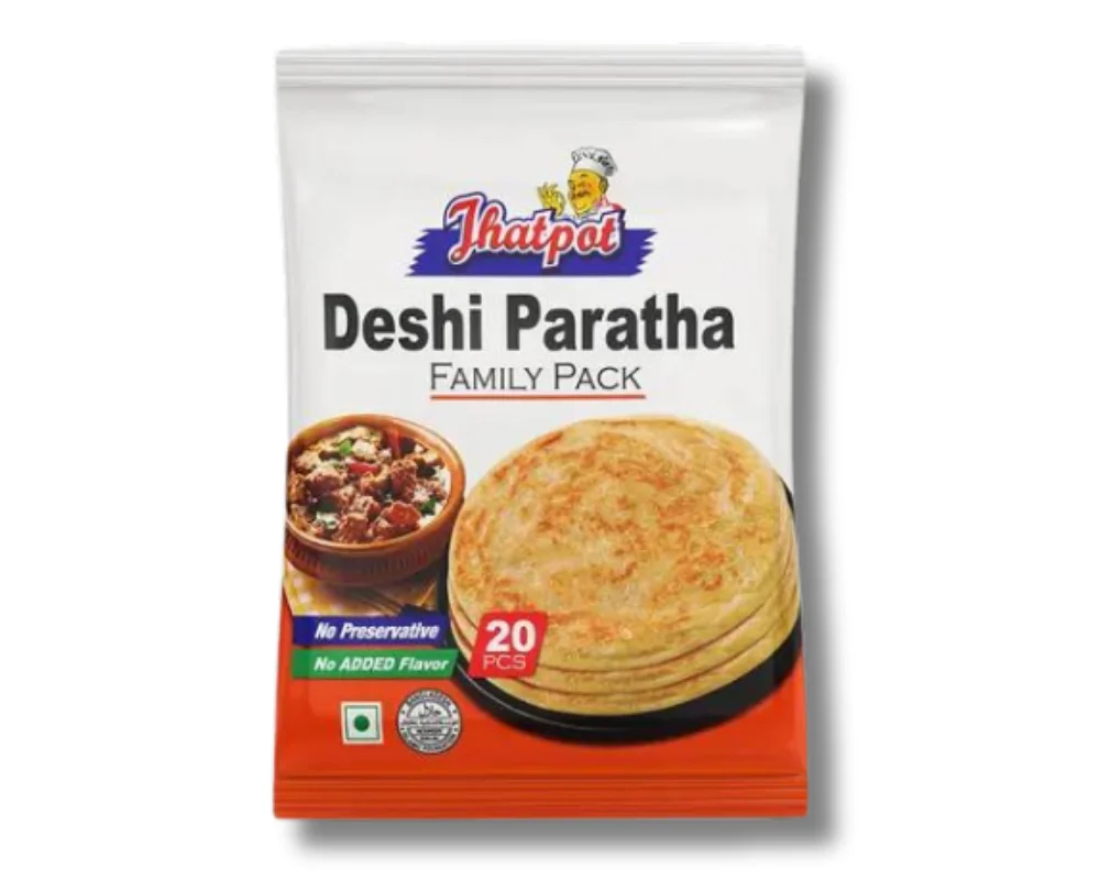 Jhatpot Deshi Paratha 1300gm (20Pcs)