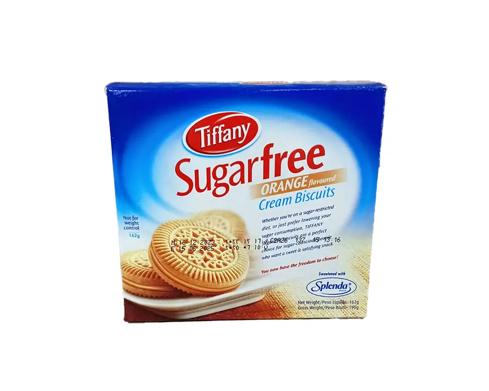 Tiffany Sugar Free Orange Cream Biscuits 162gm