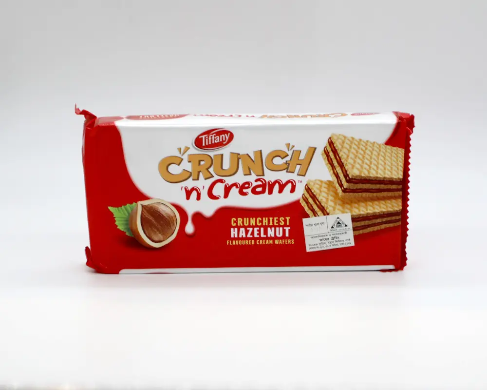 Tiffany Crunch Hazelnut Cream Wafer 76(±)11gm