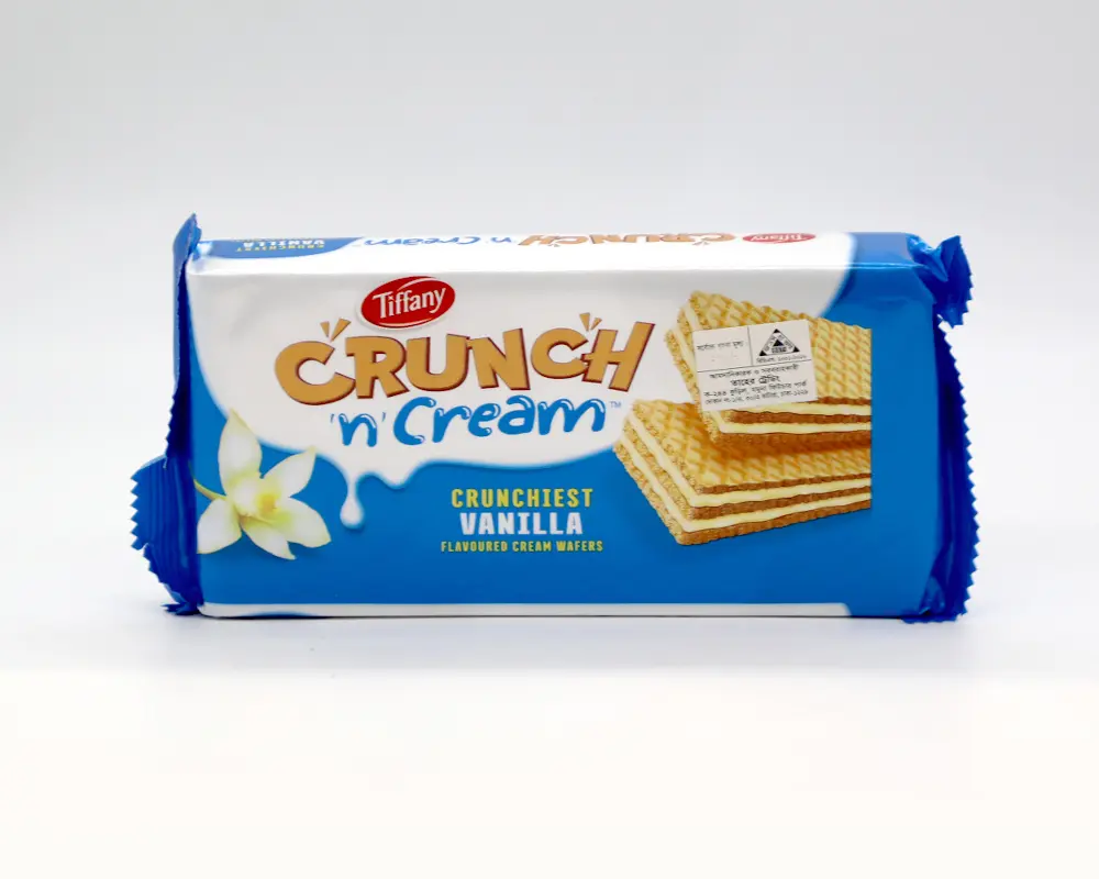Tiffany Crunch Vanilla Cream Wafers 76(±)11gm