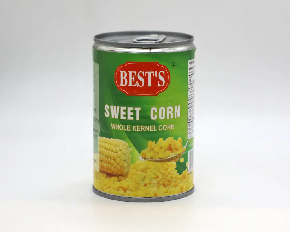 BEST's Whole Kernel Sweet Corn 425(±)25gm (Tin)