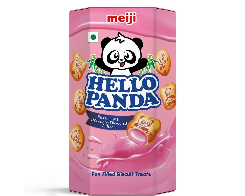 Meiji Hello Panda Strawberry 234gm
