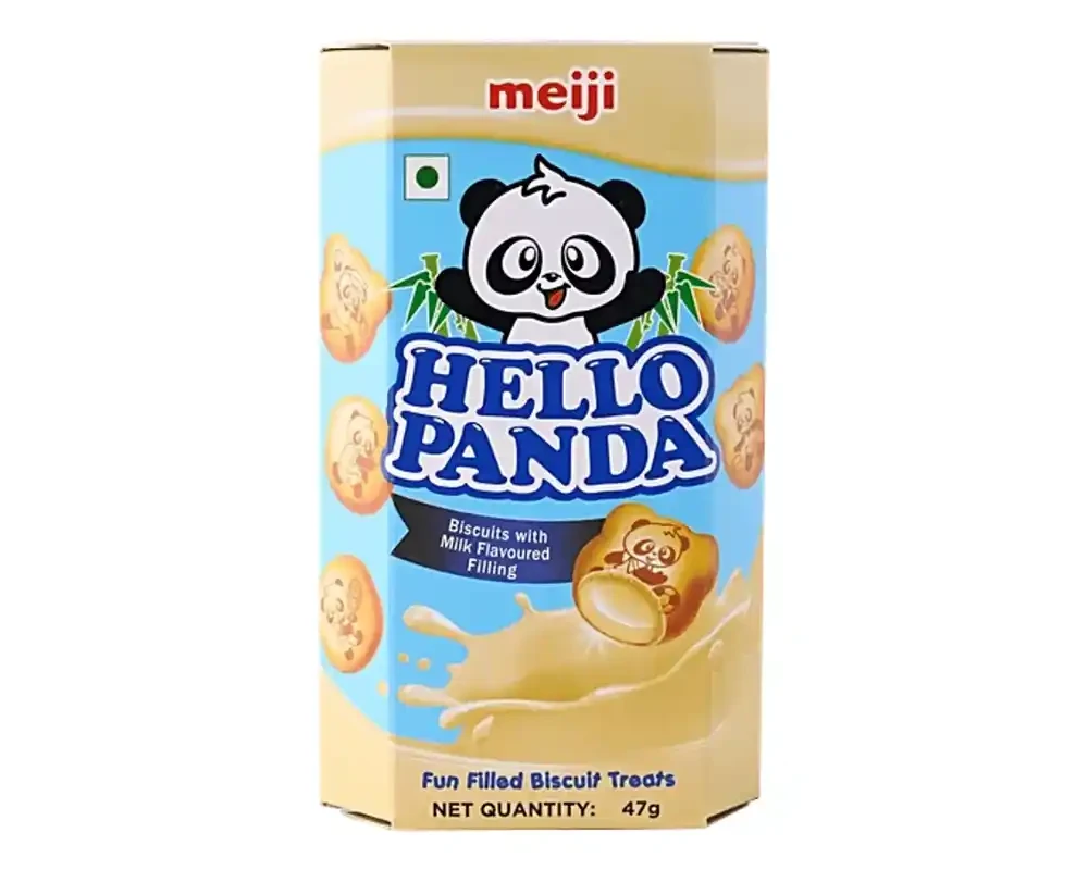 Meiji Hello Panda Biscuits Milk Flavour 47gm
