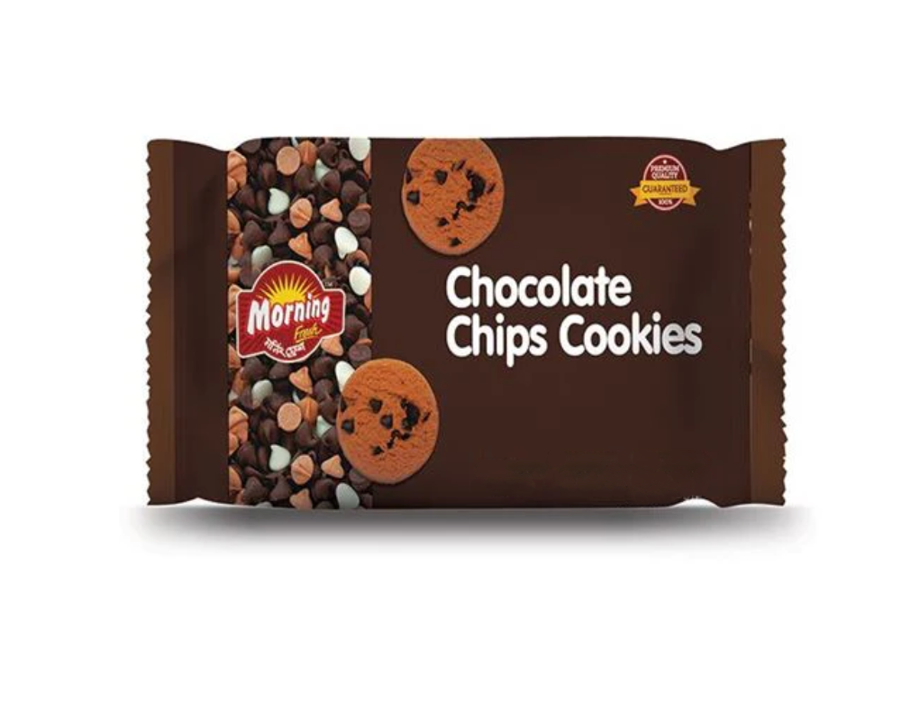 Morning Fresh Chocolate Chips Cookies 250gm (Poly)