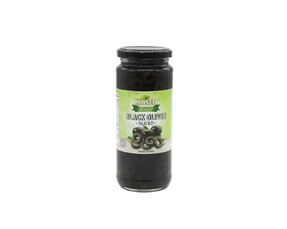 Hosen Black Olives Sliced 340(±)5gm