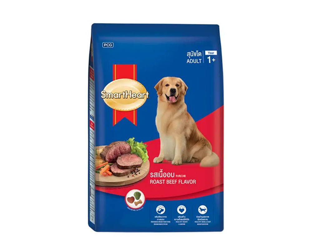 Smart Heart Adult R.Beef F.Dog Food 3kg
