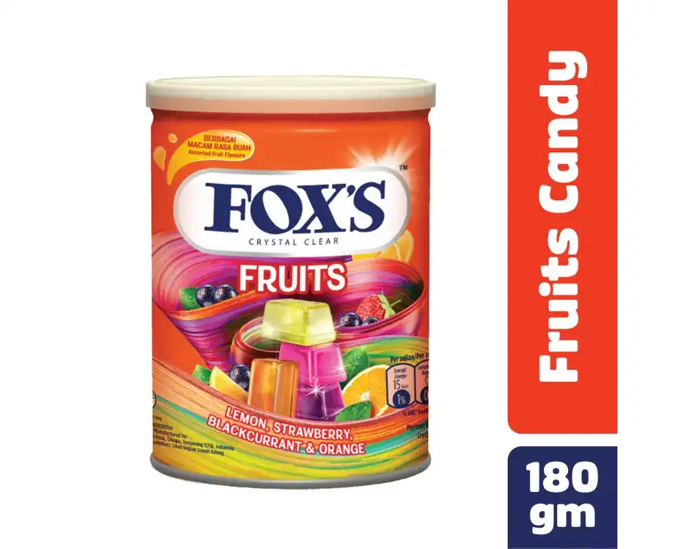 Fox's Crystal Clear Fruits 170(±)10gm