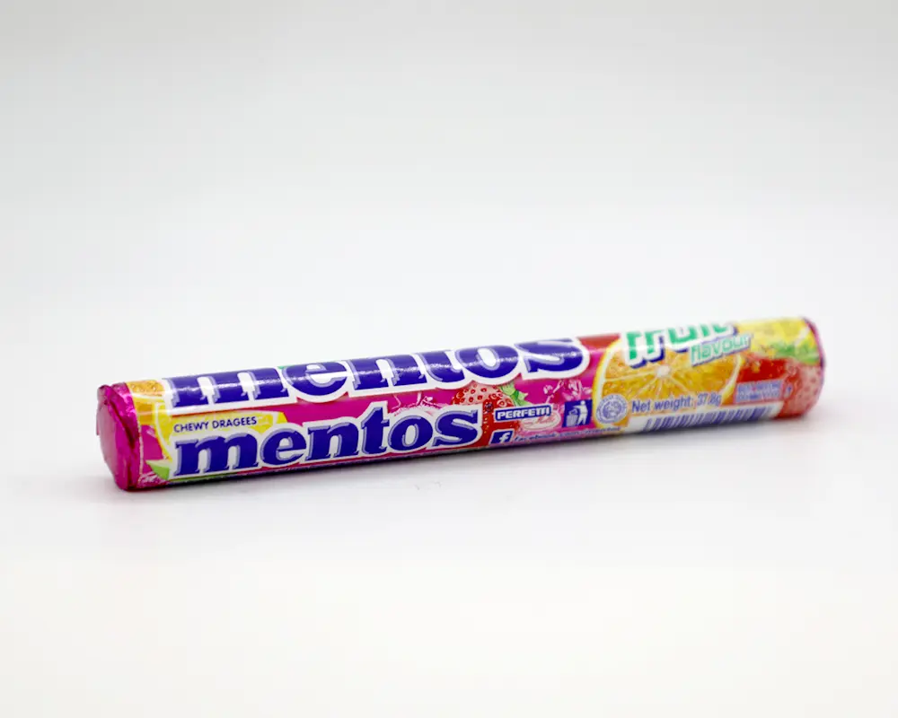 Mentos Chewy Dragees Fruit 37.5(±)5gm