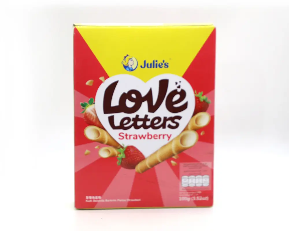 Julie's Love Letters Strawberry Flavour Cream 100gm