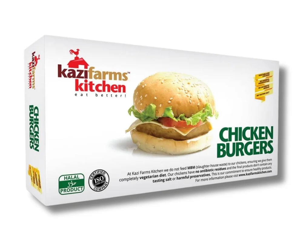 KaziFarms Kitchen Chicken Burgers 200gm