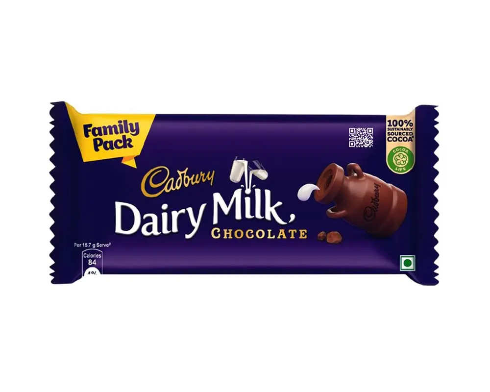 Cadbury Dairy Milk Chocolate 123(±)18gm