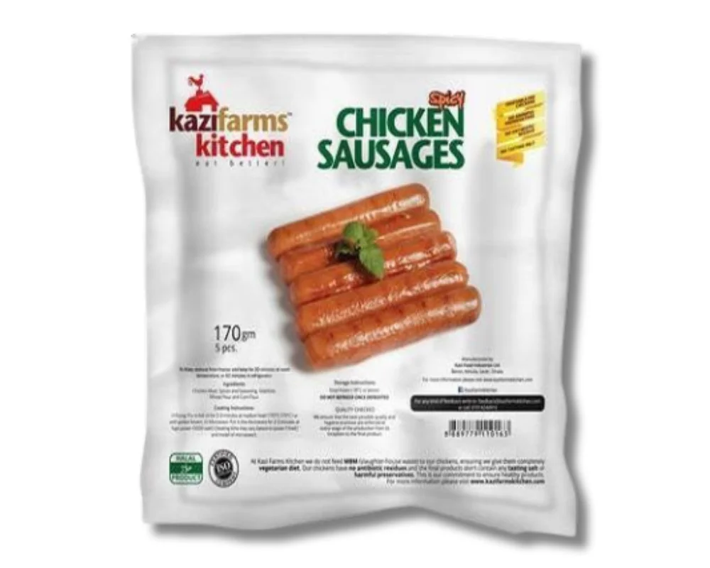 KaziFarms Kitchen Spicy Chicken Sausages 340gm