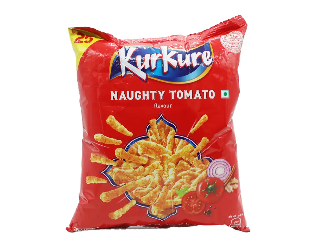 Kurkure Spanish/Naughty Tomato Tango Chips 31(±)6gm