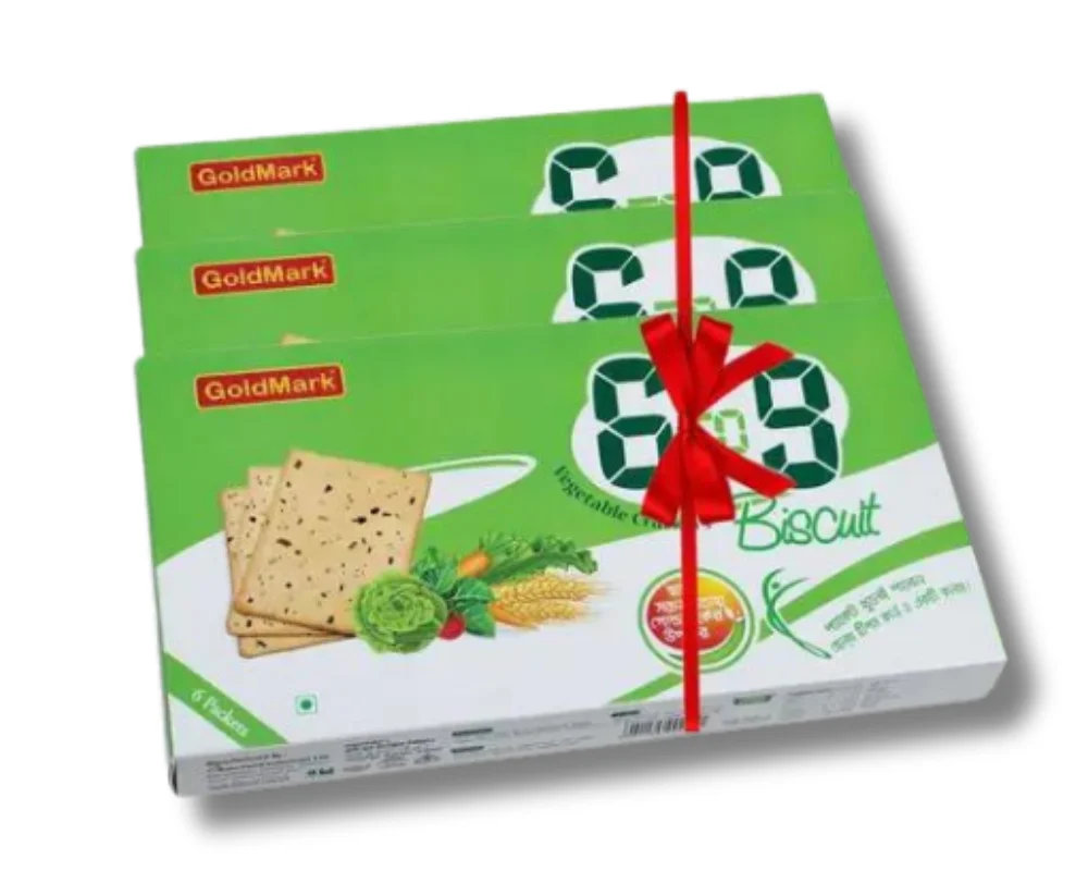 GoldMark 6to9 Vegetable Crackers Biscuits 150gm (Buy2 Get1 Free)