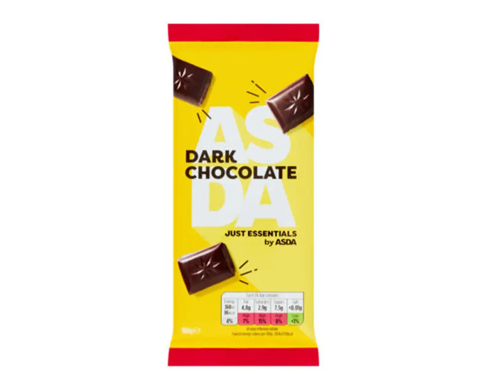 Asda Dark Chocolate 100gm