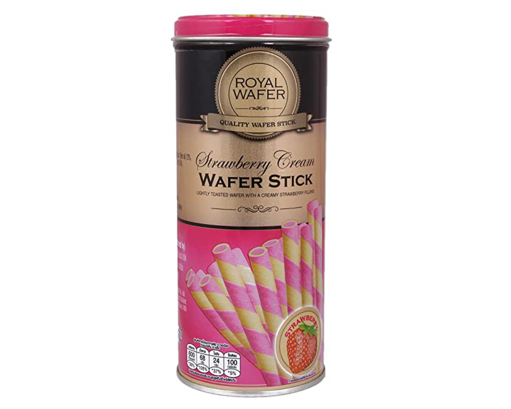 Royal Wafer Strawberry Cream Stick 125(±)5gm