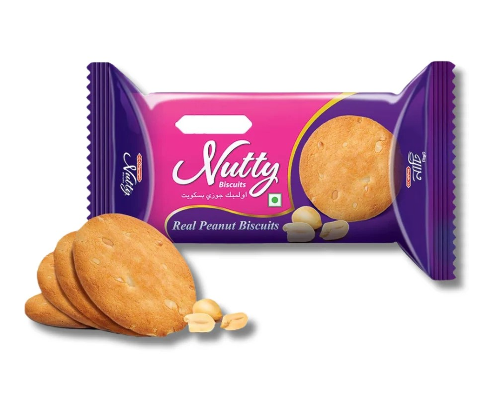 Olympic Nutty Peanut Biscuits 65gm (Buy2 Get1 Free)