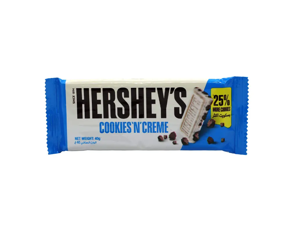 Hershey's Cookies N Cream White Chocolate 40gm