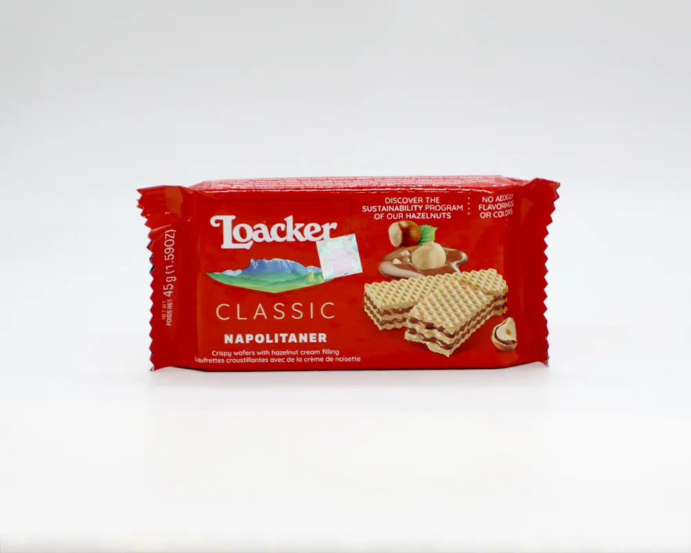 Loacker Napolitaner Wafer 45gm