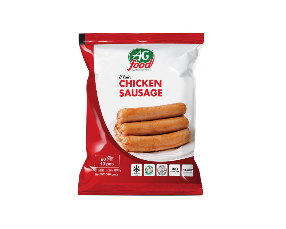 AG Food Chicken Sausages 340gm (10Pcs)