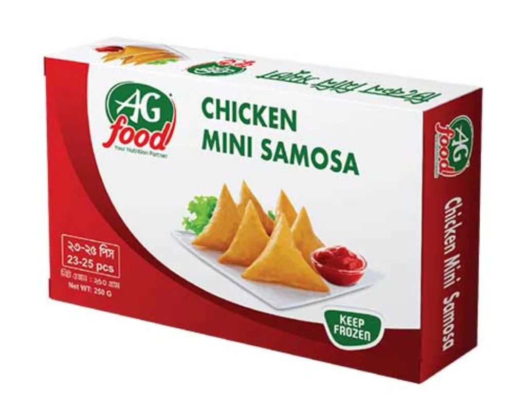 AG Food Chicken Mini Samosa 250gm (23-25Pcs)
