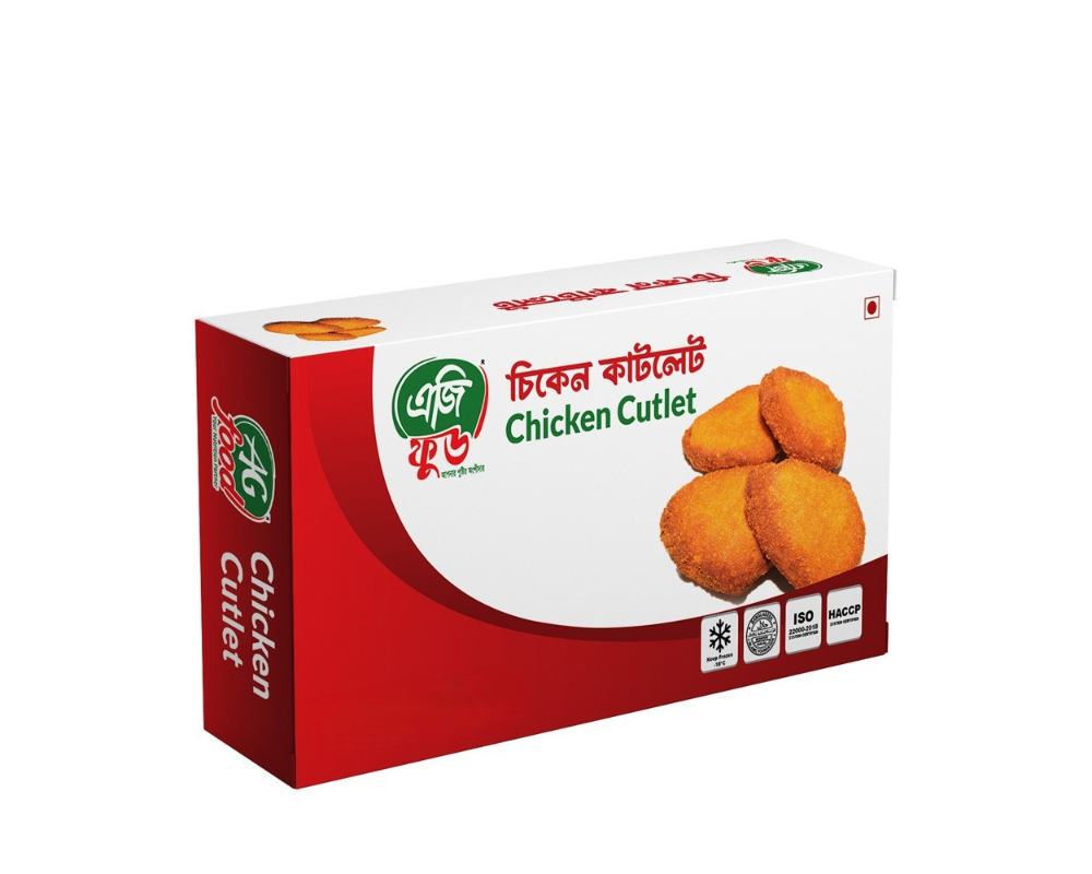AG Food Chicken Cutlet 200gm (4Pcs)
