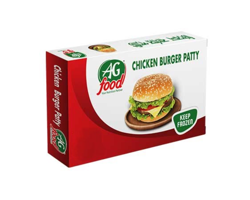 AG Food Chicken Burger Patty 200gm (4Pcs)