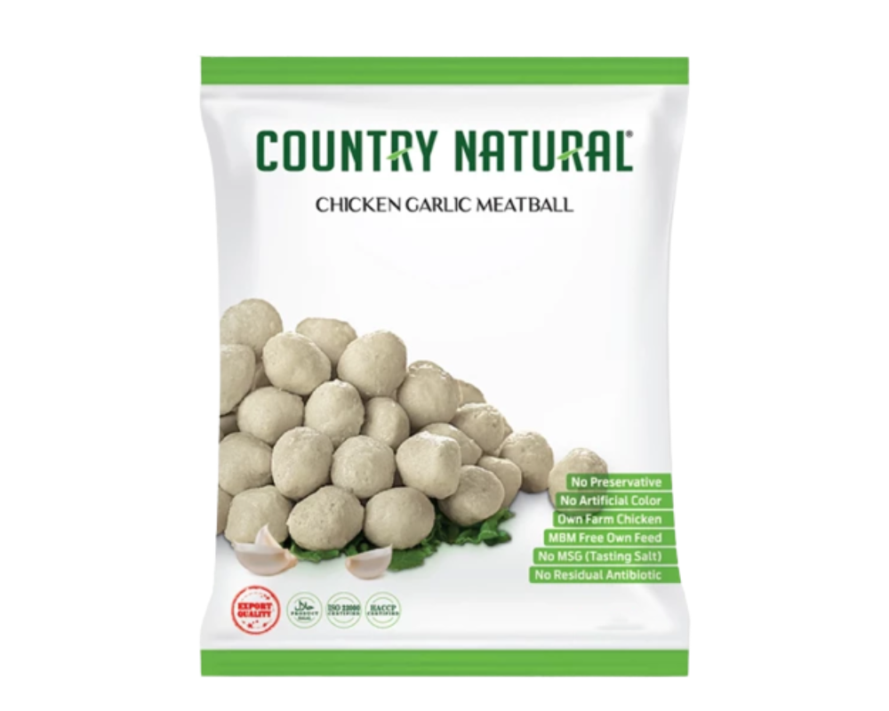Country Natural Chicken Garlic Meat Ball 250gm