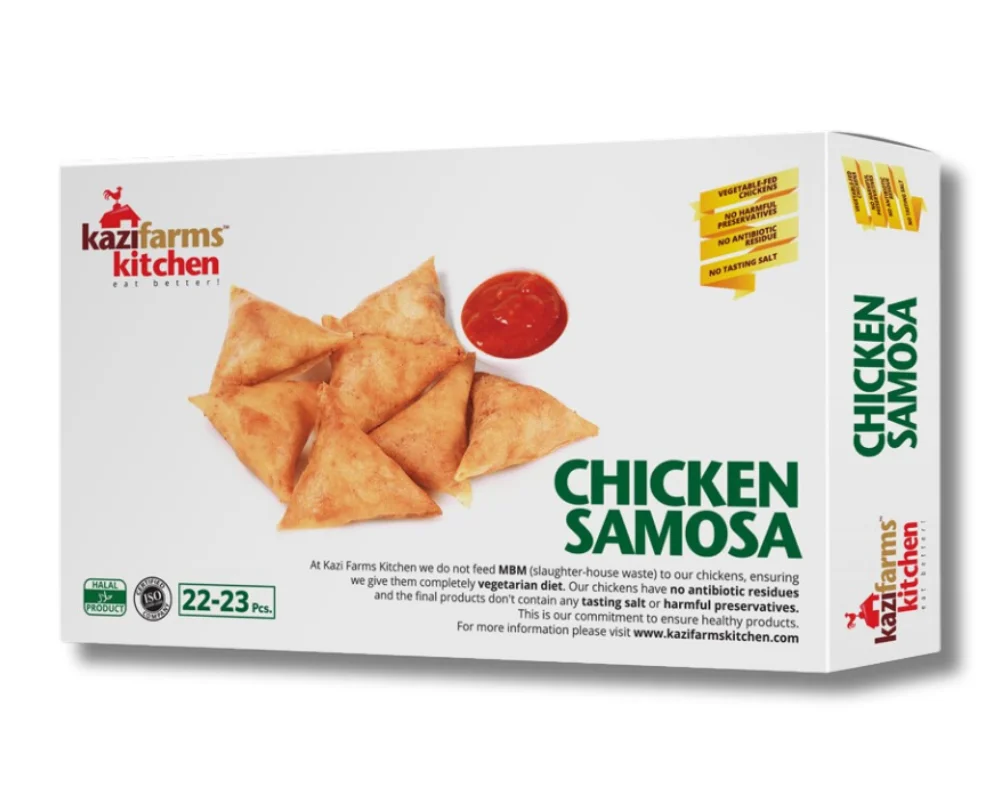 KaziFarms Kitchen Chicken Samosa 500gm