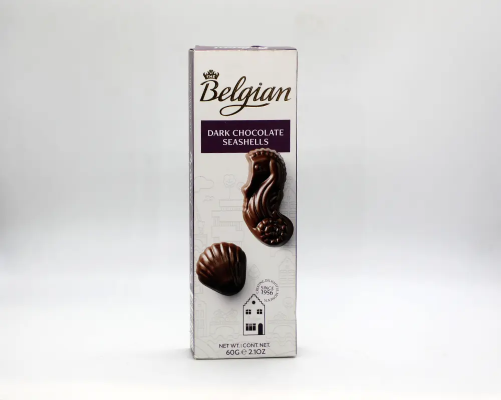 Belgian Dark Seashells Chocolate 60gm