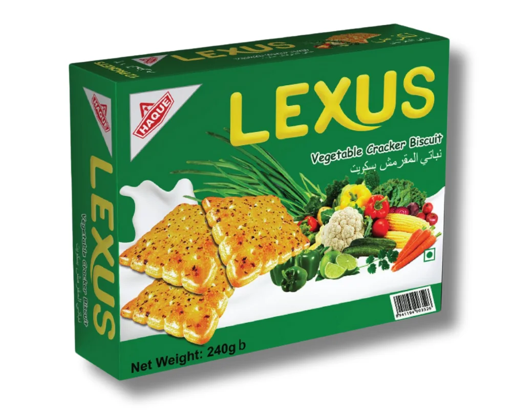 Haque Lexus Vegetable Crackers 240gm