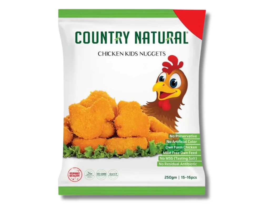 Country Natural Chicken Kids Nuggets 250gm