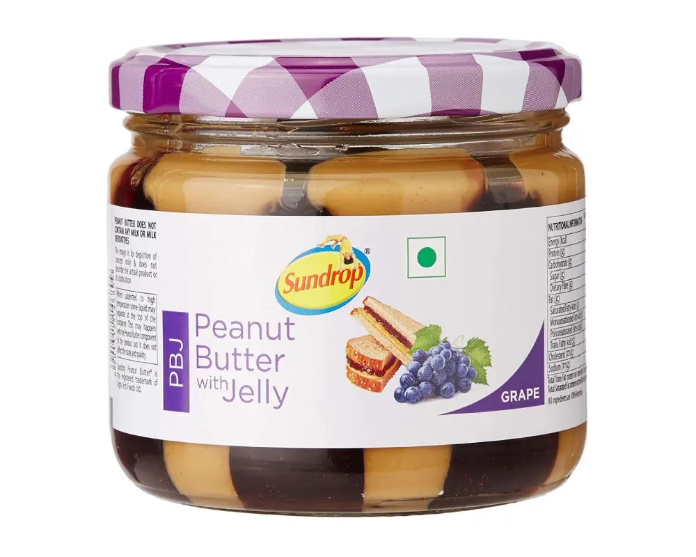 Sundrop Peanut Butter Grape Jelly 340gm