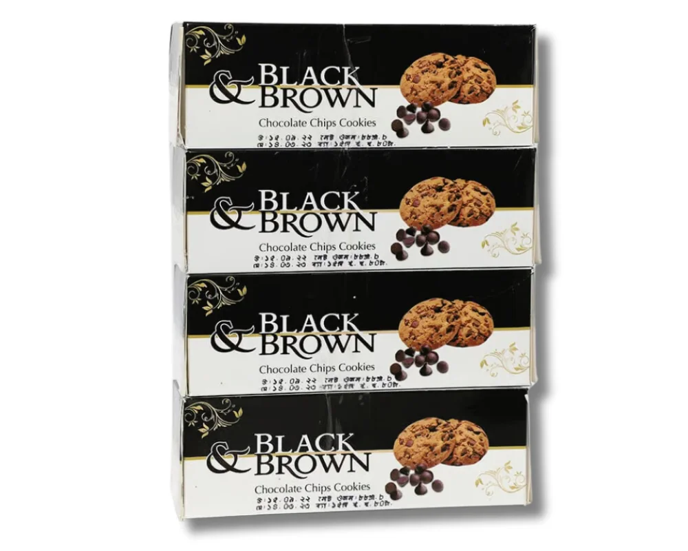 Dekko Black & Brown Chocolate Chips Cookies 88gm