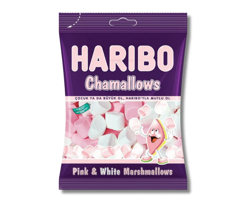 Haribo Chamallows Pink & White Candy 70gm