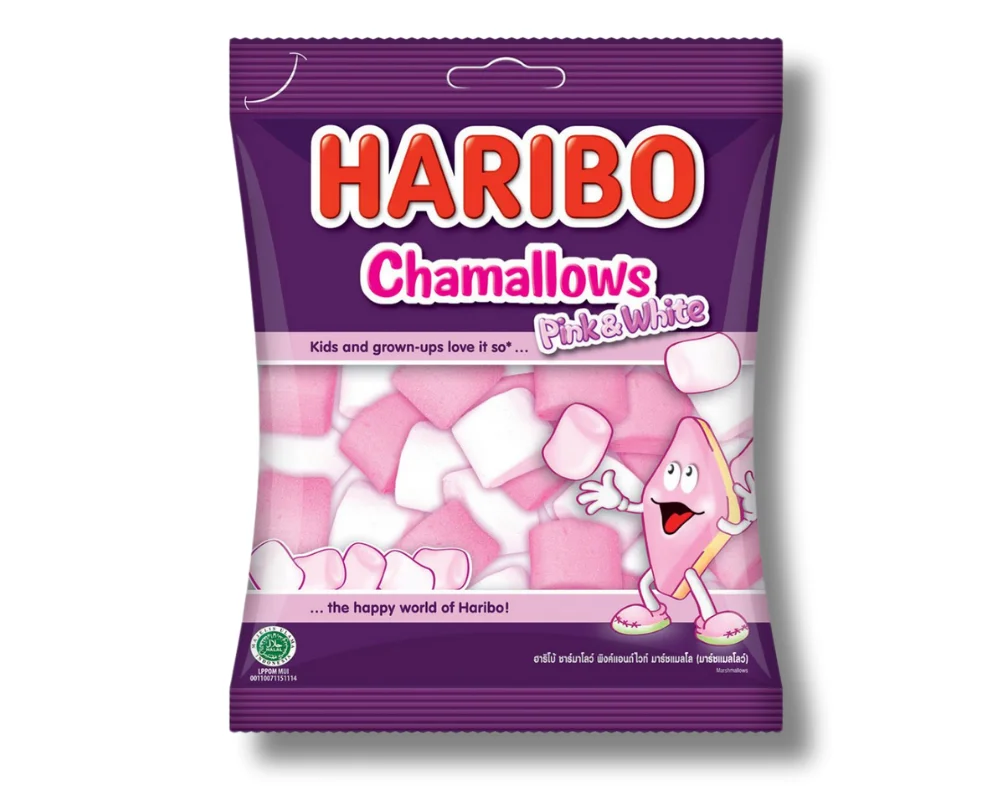Haribo Chamallows Pink & White Candy 150gm