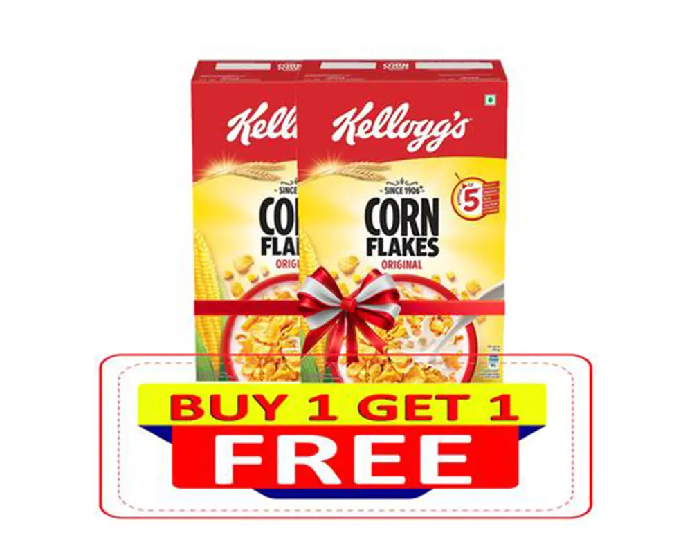 Kellogg's Corn Flakes 100gm (Buy1 Get1 Free)