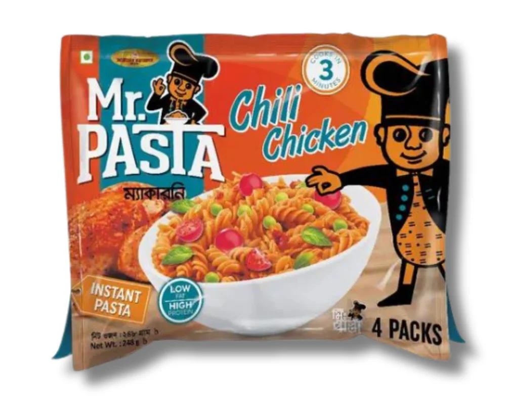 Bombay Mr. Pasta Chili Chicken Macaroni 248gm (4Pcs)