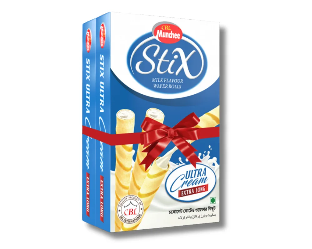 CBL Munchee Ultra Cream Stix Milk Wafer 200gm (Buy1 Get1 Free)