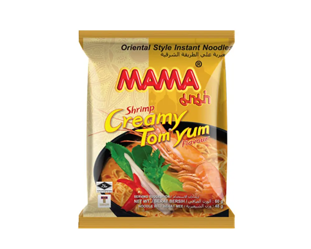 Mama Shrimp Creamy Tom Yun Flavor Noodles 60gm
