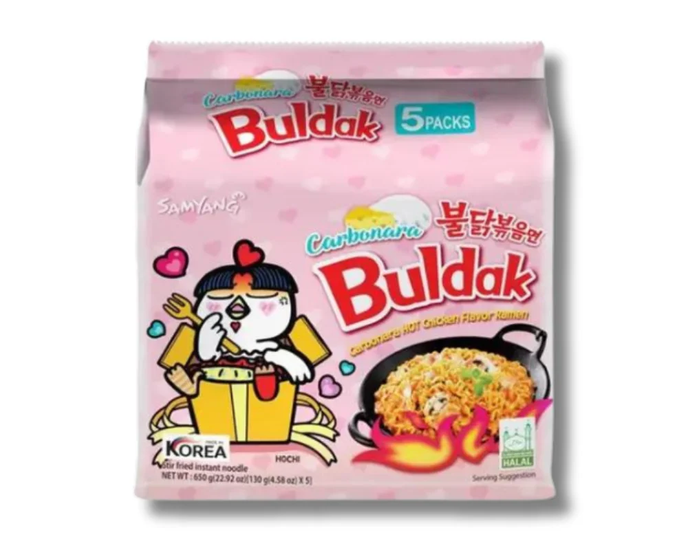 Samyang Buldak Carbonara Hot Chicken Ramen 650gm