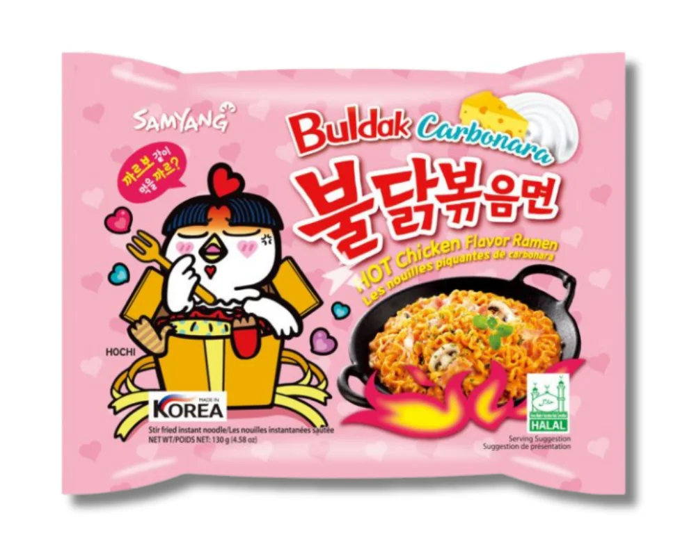 Samyang Buldak Carbonara Hot Chicken Ramen 130gm