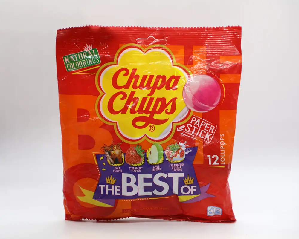 Chupa Chups Best Lollipops 12Pcs 144gm